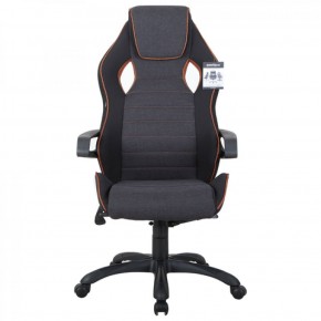 Кресло компьютерное BRABIX Techno Pro GM-003 (ткань черное/серое, вставки оранжевые) 531813 в Каменске-Уральском - kamensk-uralskiy.ok-mebel.com | фото 7