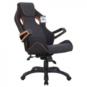 Кресло компьютерное BRABIX Techno Pro GM-003 (ткань черное/серое, вставки оранжевые) 531813 в Каменске-Уральском - kamensk-uralskiy.ok-mebel.com | фото 8