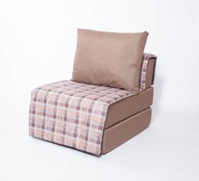 Кресло-кровать бескаркасное Харви (коричневый-квадро беж) в Каменске-Уральском - kamensk-uralskiy.ok-mebel.com | фото