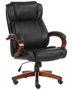 Кресло офисное BRABIX PREMIUM "Magnum EX-701" (дерево, рециклированная кожа, черное) 531827 в Каменске-Уральском - kamensk-uralskiy.ok-mebel.com | фото
