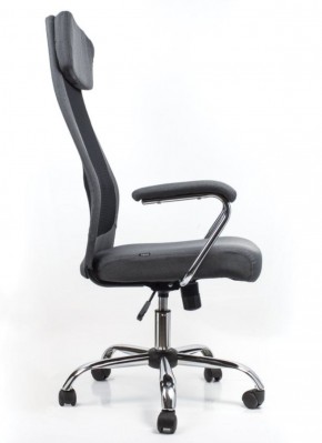 Кресло офисное BRABIX "Flight EX-540" (хром, ткань, сетка, серое) 531848 в Каменске-Уральском - kamensk-uralskiy.ok-mebel.com | фото 3