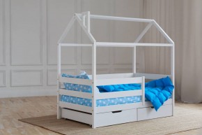 Кровать-домик 80*160 Белый в Каменске-Уральском - kamensk-uralskiy.ok-mebel.com | фото 4