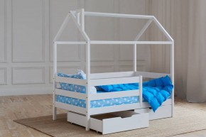 Кровать-домик 80*190 Белый в Каменске-Уральском - kamensk-uralskiy.ok-mebel.com | фото 4