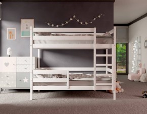 Кровать двухъярусная без крыши 80*160 Белый (без ящиков) в Каменске-Уральском - kamensk-uralskiy.ok-mebel.com | фото