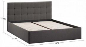 Кровать двуспальная Джоли с ПМ Тип 1 в Каменске-Уральском - kamensk-uralskiy.ok-mebel.com | фото 4