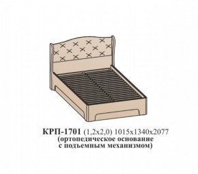 Кровать ЭЙМИ с подъемным механизмом КРП-1701 Рэд фокс (1200х2000) в Каменске-Уральском - kamensk-uralskiy.ok-mebel.com | фото