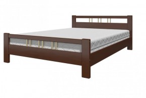 ВЕРОНИКА-3 Кровать из массива 1200 (Орех) в Каменске-Уральском - kamensk-uralskiy.ok-mebel.com | фото