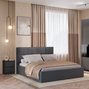 Кровать Линда КР-16 (Графит) 1600 в Каменске-Уральском - kamensk-uralskiy.ok-mebel.com | фото 2