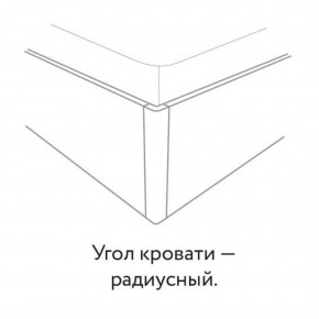 Кровать "Сандра" БЕЗ основания 1200х2000 в Каменске-Уральском - kamensk-uralskiy.ok-mebel.com | фото 3