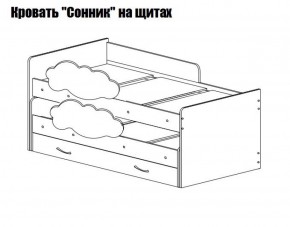 Кровать выкатная Соник (800*1900) в Каменске-Уральском - kamensk-uralskiy.ok-mebel.com | фото 2