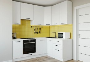 Кухонный гарнитур Белый Глянец 2200*1600 h950 (Стол. 38мм) в Каменске-Уральском - kamensk-uralskiy.ok-mebel.com | фото