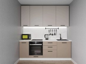 Кухонный гарнитур Каппучино 2200 h950 (Стол. 26мм) в Каменске-Уральском - kamensk-uralskiy.ok-mebel.com | фото