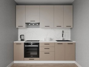Кухонный гарнитур Каппучино 2400 h950 (Стол. 26мм) в Каменске-Уральском - kamensk-uralskiy.ok-mebel.com | фото