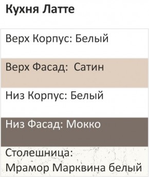 Кухонный гарнитур Латте 2800 (Стол. 38мм) в Каменске-Уральском - kamensk-uralskiy.ok-mebel.com | фото 3