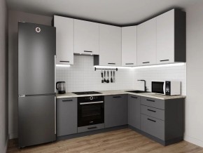 Кухонный гарнитур Меренга 2200*1600 h950 (Стол. 38мм) в Каменске-Уральском - kamensk-uralskiy.ok-mebel.com | фото