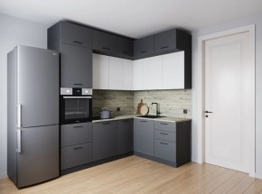 Кухонный гарнитур Меренга 2200*1700 (Стол. 38мм) в Каменске-Уральском - kamensk-uralskiy.ok-mebel.com | фото