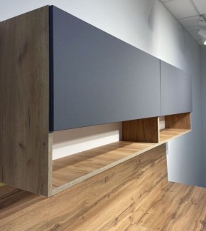 Кухонный гарнитур «Монако» 2.0 м Серия 2 МДФ с фрезеровкой (Дуб Золотой/Графит) в Каменске-Уральском - kamensk-uralskiy.ok-mebel.com | фото 5