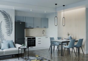 Кухонный гарнитур Ниагара 2550 (Стол. 26мм) в Каменске-Уральском - kamensk-uralskiy.ok-mebel.com | фото
