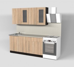 Кухня Симона Демо 1700 (Венга/Дуб Сонома) в Каменске-Уральском - kamensk-uralskiy.ok-mebel.com | фото