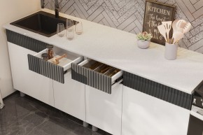 Кухонный гарнитур СОФИЯ 2.0м (Белый/Бланж/Графит/Антарес) в Каменске-Уральском - kamensk-uralskiy.ok-mebel.com | фото 6