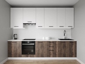 Кухонный гарнитур Старое Дерево 3000 h950 (Стол. 38мм) в Каменске-Уральском - kamensk-uralskiy.ok-mebel.com | фото
