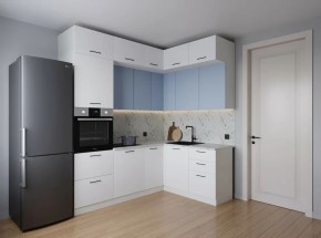 Кухонный гарнитур угловой Капри 2200*1700 (Стол. 38мм) в Каменске-Уральском - kamensk-uralskiy.ok-mebel.com | фото
