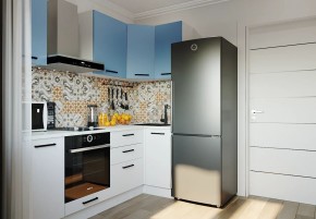 Кухонный гарнитур угловой Капри 2200х1000 (Стол. 38мм) в Каменске-Уральском - kamensk-uralskiy.ok-mebel.com | фото