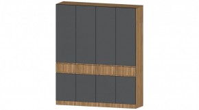 ЛЕНОРА Шкаф 4х створчатый (графит) в Каменске-Уральском - kamensk-uralskiy.ok-mebel.com | фото