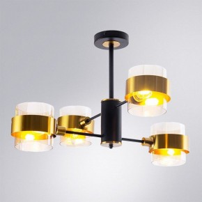 Люстра на штанге Arte Lamp Carlo A8205SP-4BK в Каменске-Уральском - kamensk-uralskiy.ok-mebel.com | фото 2