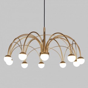Люстра на штанге Eurosvet Ragno 90030/10 LED золото в Каменске-Уральском - kamensk-uralskiy.ok-mebel.com | фото 4