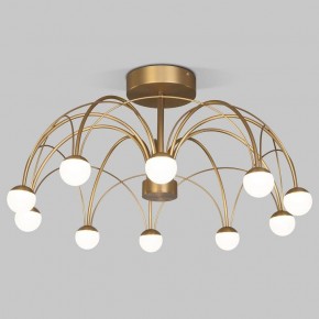 Люстра на штанге Eurosvet Ragno 90031/10 LED золото в Каменске-Уральском - kamensk-uralskiy.ok-mebel.com | фото