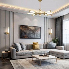 Люстра на штанге Eurosvet Stark 50386 LED латунь в Каменске-Уральском - kamensk-uralskiy.ok-mebel.com | фото 3