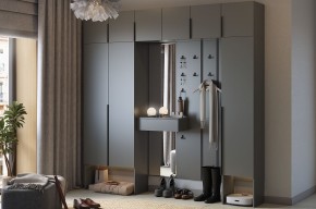 МЕБЕЛЬСОН К32 Прихожая (графит) в Каменске-Уральском - kamensk-uralskiy.ok-mebel.com | фото