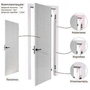 Межкомнатная дверь Bolivar Каньон браун (комплект) в Каменске-Уральском - kamensk-uralskiy.ok-mebel.com | фото 4