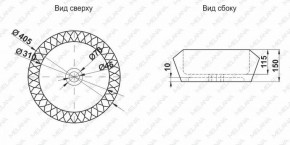 Накладная раковина melana mln-78452 (черная) в Каменске-Уральском - kamensk-uralskiy.ok-mebel.com | фото 2