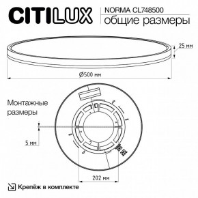 Накладной светильник Citilux Norma CL748500 в Каменске-Уральском - kamensk-uralskiy.ok-mebel.com | фото 11