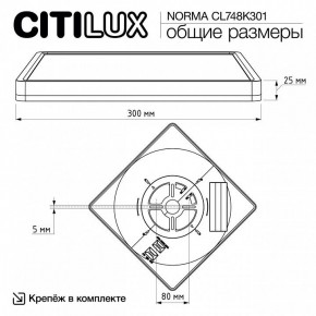 Накладной светильник Citilux Norma CL748K301 в Каменске-Уральском - kamensk-uralskiy.ok-mebel.com | фото 11