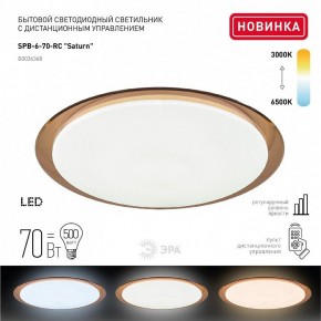 Накладной светильник Эра Классик SPB-6-70-RC Saturn (B) в Каменске-Уральском - kamensk-uralskiy.ok-mebel.com | фото 2