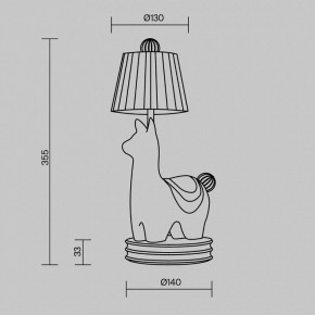 Настольная лампа декоративная Maytoni Senor Alpaca MOD377TL-L5W3K в Каменске-Уральском - kamensk-uralskiy.ok-mebel.com | фото 10