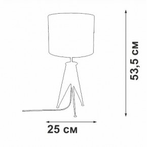 Настольная лампа декоративная Vitaluce V28340 V28340-1/1L в Каменске-Уральском - kamensk-uralskiy.ok-mebel.com | фото 2