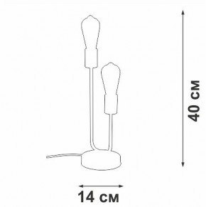 Настольная лампа декоративная Vitaluce V3005 V3005-1/2L в Каменске-Уральском - kamensk-uralskiy.ok-mebel.com | фото 5