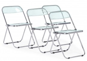 Пластиковый стул Fold складной clear gray-blue в Каменске-Уральском - kamensk-uralskiy.ok-mebel.com | фото 9