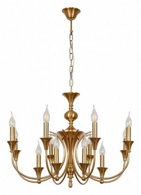 Подвесная люстра Arte Lamp Collinetta A4094LM-12PB в Каменске-Уральском - kamensk-uralskiy.ok-mebel.com | фото 2