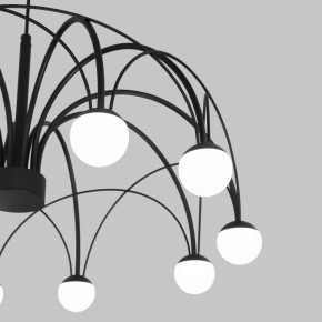 Подвесная люстра Eurosvet Ragno 90034/10 LED черный в Каменске-Уральском - kamensk-uralskiy.ok-mebel.com | фото 6