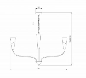 Подвесная люстра Eurosvet Rhyton 60167/6 никель в Каменске-Уральском - kamensk-uralskiy.ok-mebel.com | фото 5