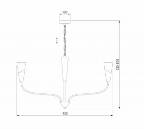 Подвесная люстра Eurosvet Rhyton 60167/8 никель в Каменске-Уральском - kamensk-uralskiy.ok-mebel.com | фото 6