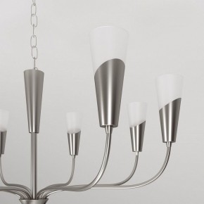 Подвесная люстра Eurosvet Rhyton 60167/8 никель в Каменске-Уральском - kamensk-uralskiy.ok-mebel.com | фото 8