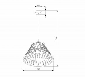 Подвесной светильник Eurosvet Cesta 40017/1 LED коричневый в Каменске-Уральском - kamensk-uralskiy.ok-mebel.com | фото 5