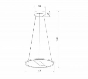 Подвесной светильник Eurosvet Occhio 40026/1 LED серый в Каменске-Уральском - kamensk-uralskiy.ok-mebel.com | фото 5