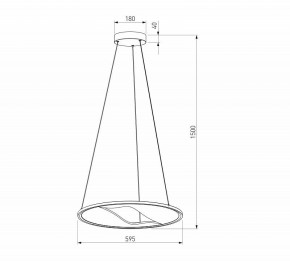Подвесной светильник Eurosvet Occhio 40027/1 LED серый в Каменске-Уральском - kamensk-uralskiy.ok-mebel.com | фото 5